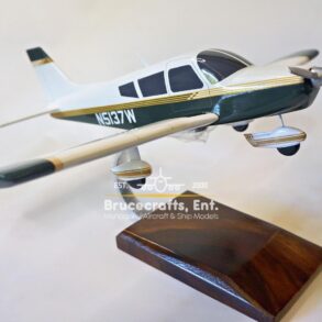 Piper PA-28 Cherokee with detailed craftsmanship.